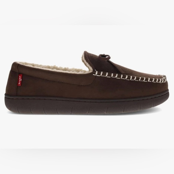 Levi's Men's Moccasin Slipper Brown XXL 13 - Picture 3 of 7